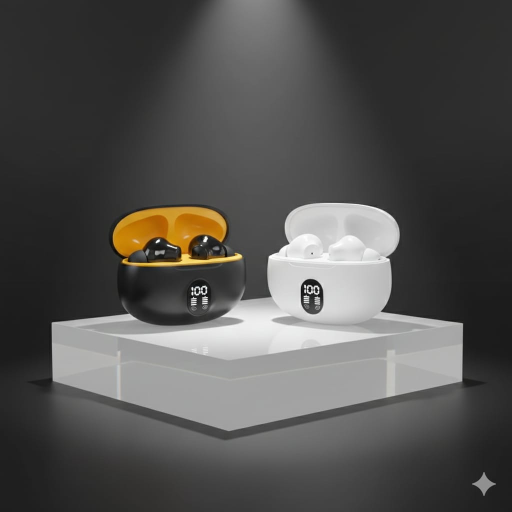 🔥 TWS Wireless Earbuds with LED Display