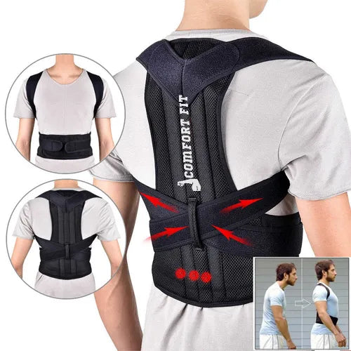 Posture Corrector Belt – Back & Shoulder Support for Men & Women