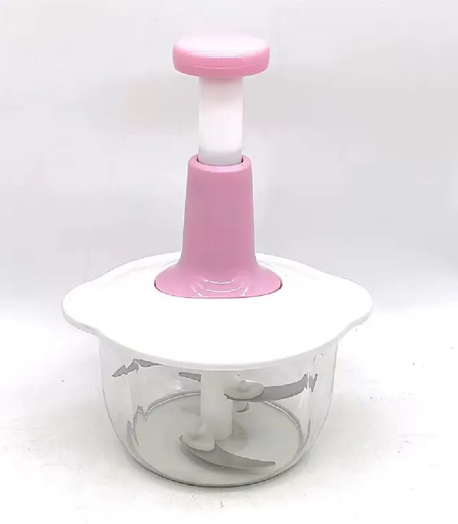 Manual Vegetable Chopper – 900ML & 500ML with Sharp Stainless Steel Blades