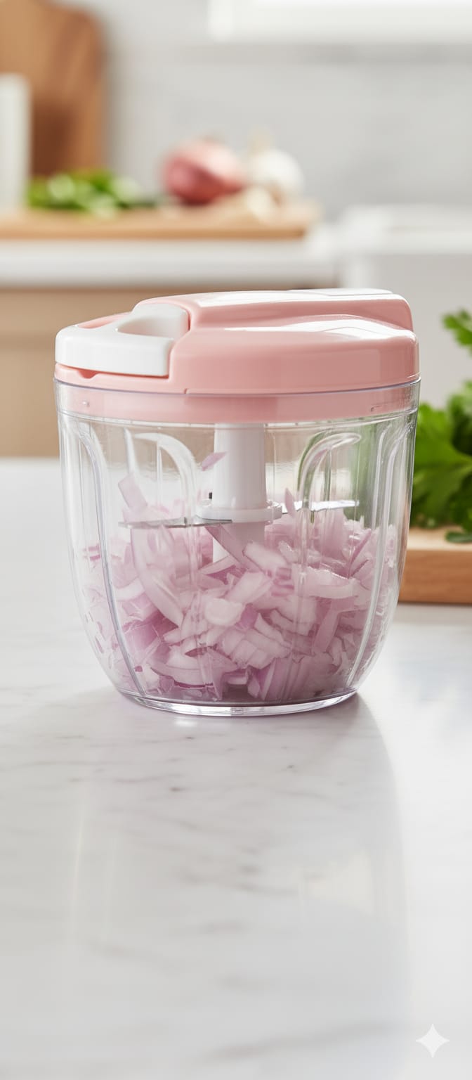 Manual Hand Chopper – Onion Cutter for Kitchen Use