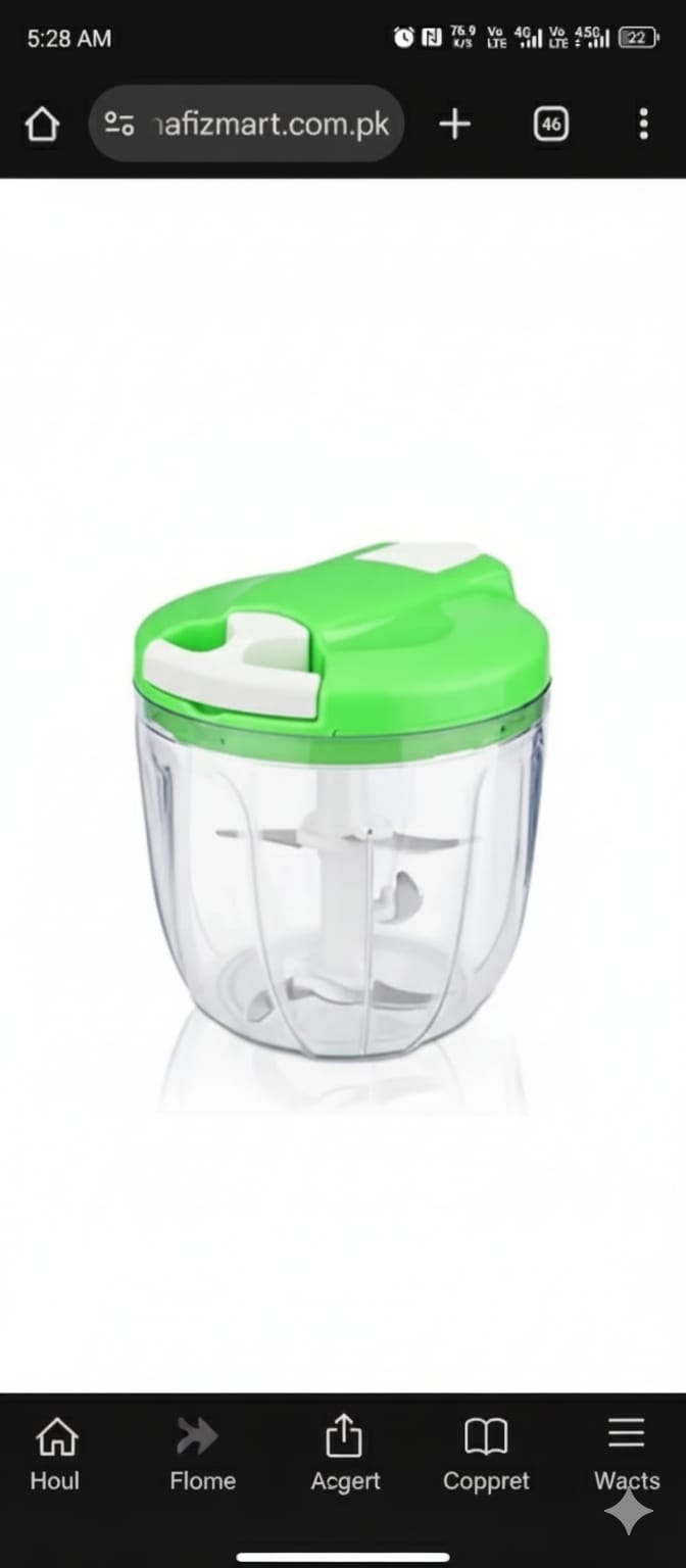 Manual Hand Chopper – Onion Cutter for Kitchen Use