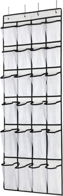 Over the Door Shoe Organizer(With 24 Mesh Large Pockets )
