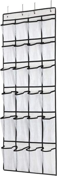 Over the Door Shoe Organizer(With 24 Mesh Large Pockets )
