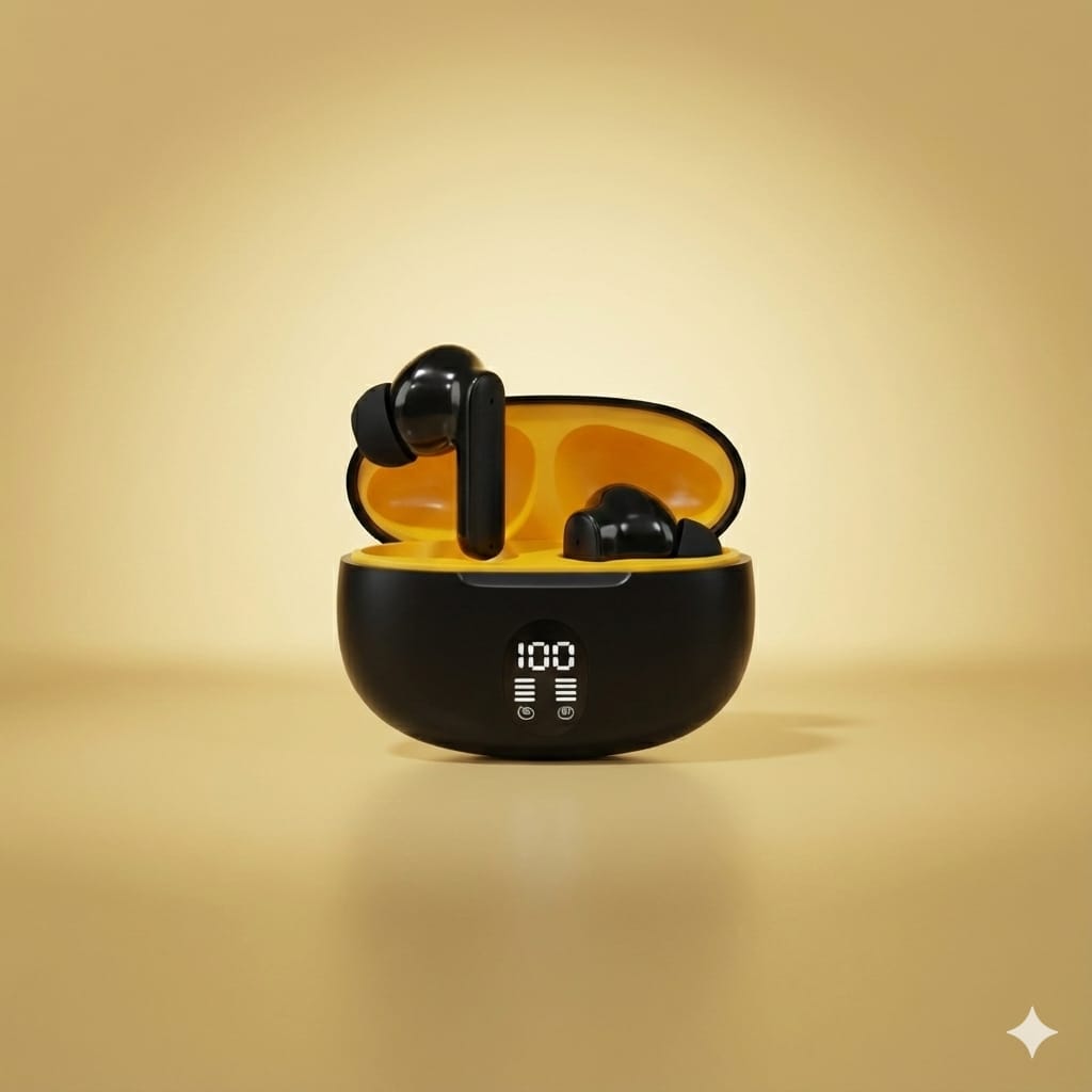 🔥 TWS Wireless Earbuds with LED Display