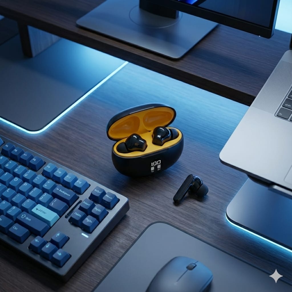 🔥 TWS Wireless Earbuds with LED Display